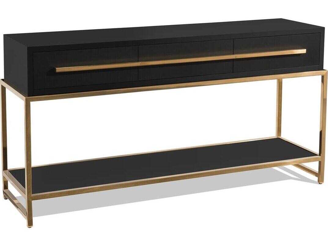 John Richard Mark McDowell Midnight Rectangular Wood Console Table