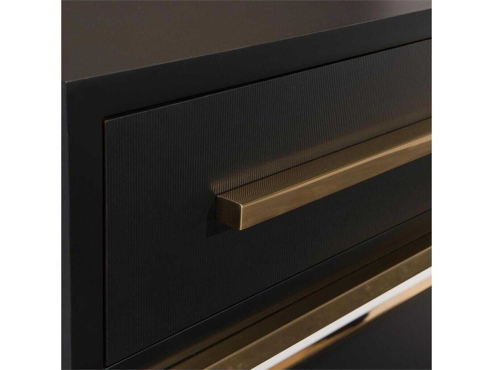 John Richard Mark McDowell Midnight Rectangular Wood Console Table