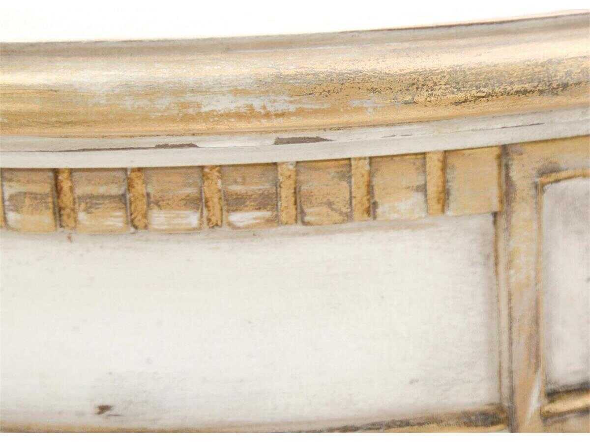 John Richard Mark McDowell Chambolle Round Wood Carlotta Gold End Table