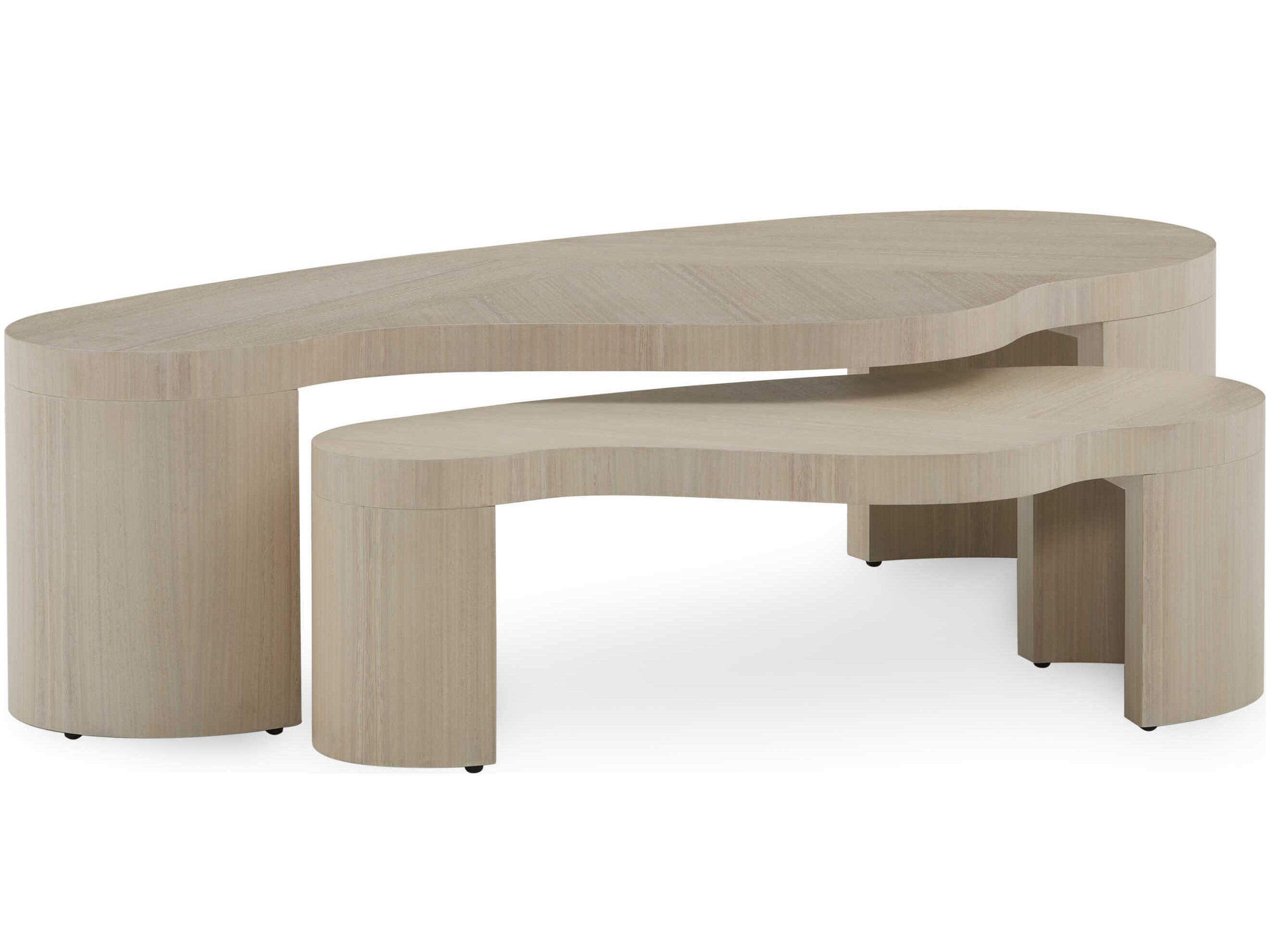 John Richard Aeros Wood White Washed Coffee Table