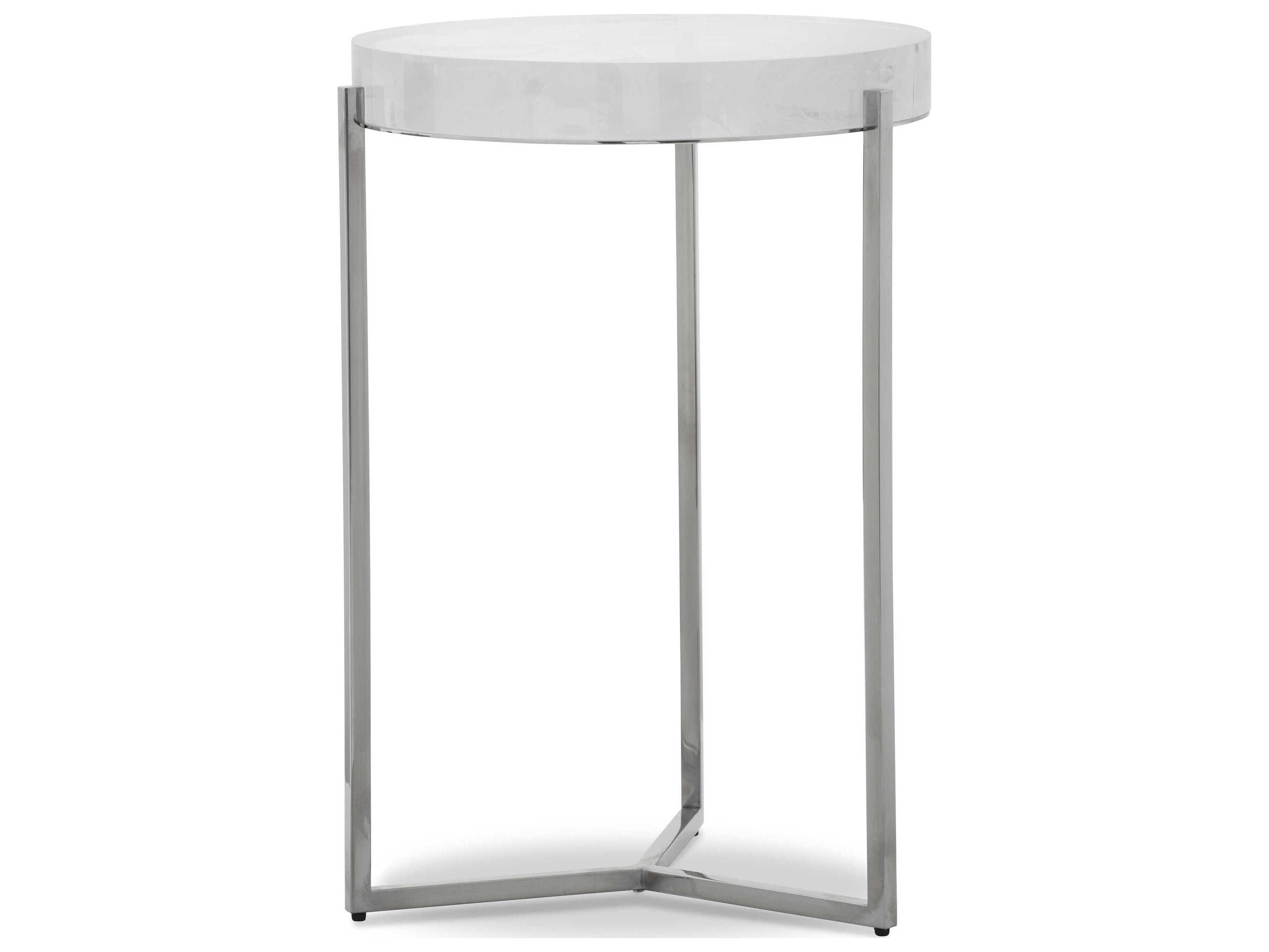 John Richard Fumosi Round Smoke End Table