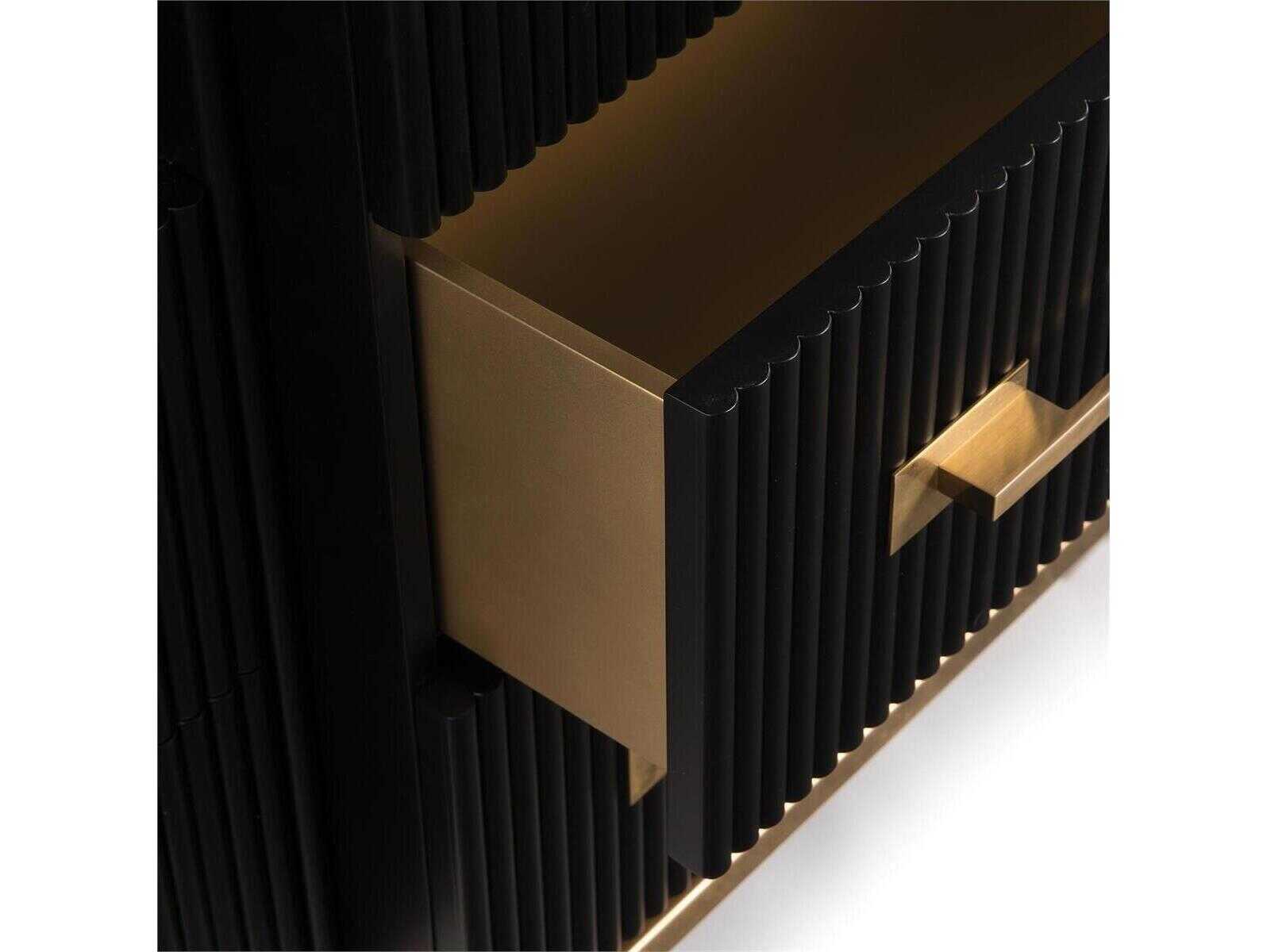 John Richard Mark McDowell Satin Black Display Cabinet