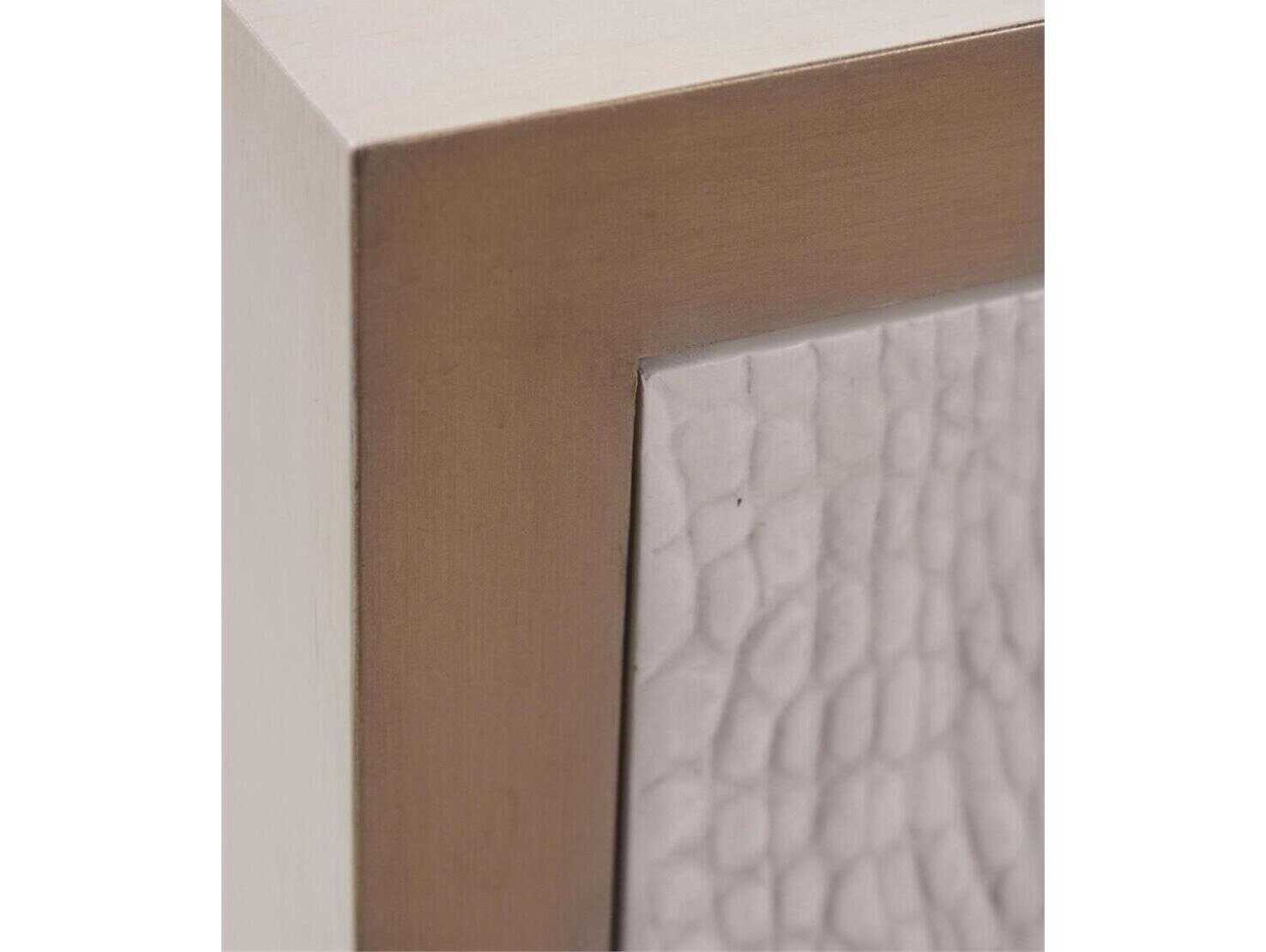 John Richard Kano 84" Solid Wood White Sideboard