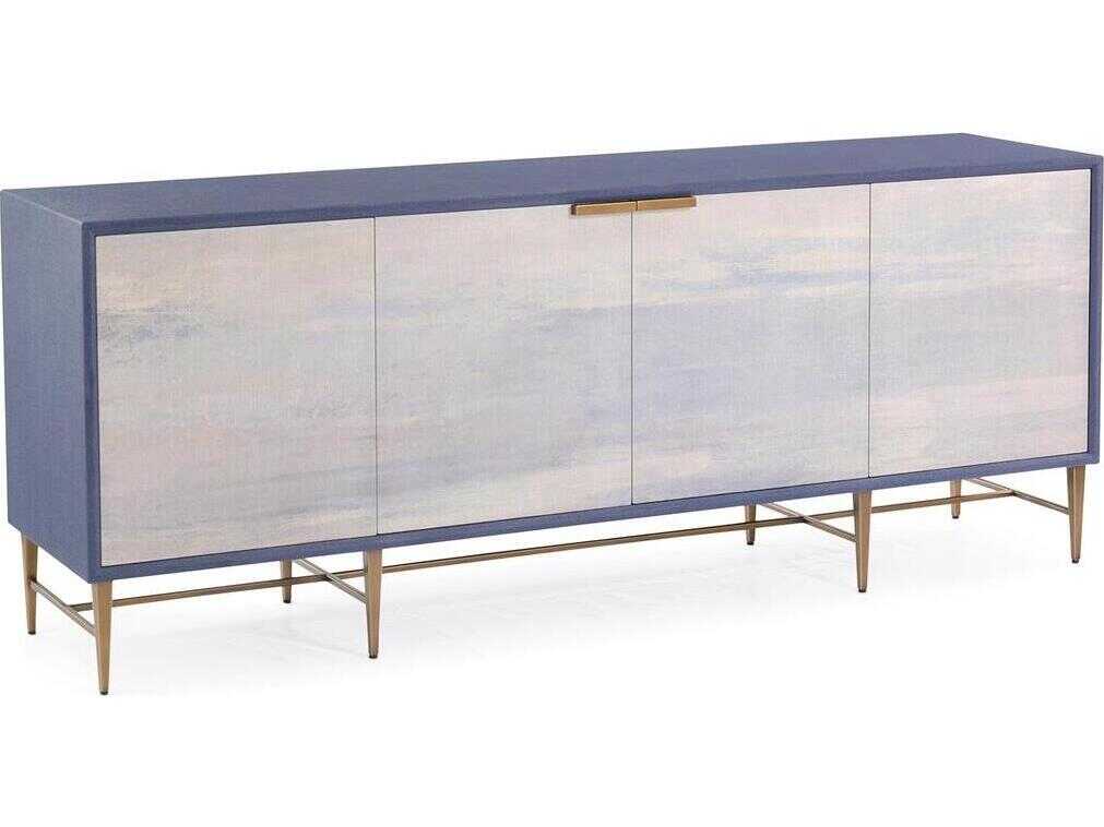 John Richard Mark McDowell Skyscape 84" Indigo Batik Sideboard