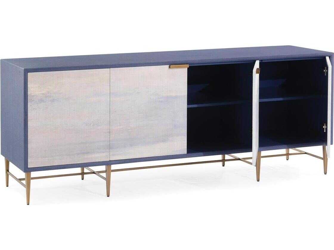 John Richard Mark McDowell Skyscape 84" Indigo Batik Sideboard