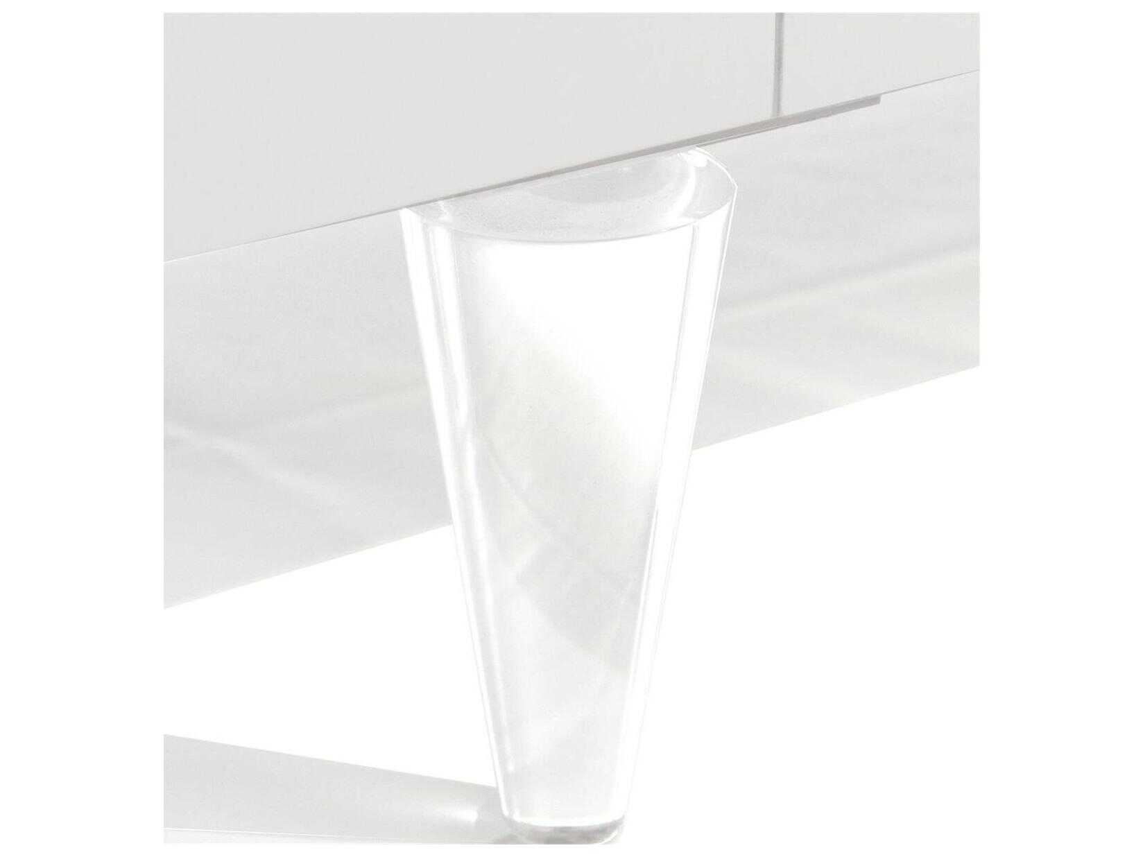 John Richard Triesse 94" Ice White Credenza Sideboard