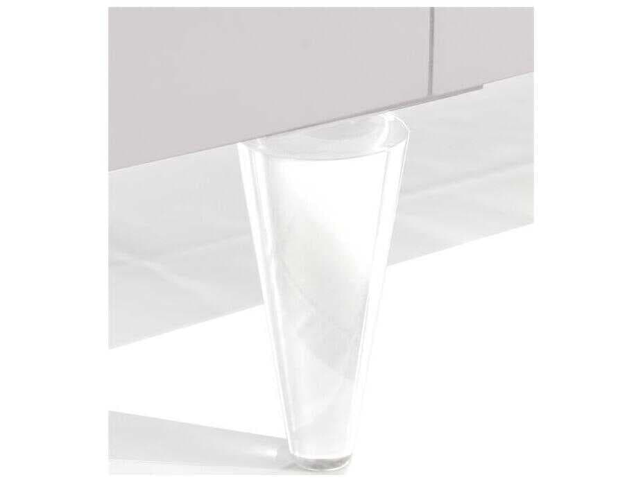 John Richard Triesse 94" Ice White Credenza Sideboard