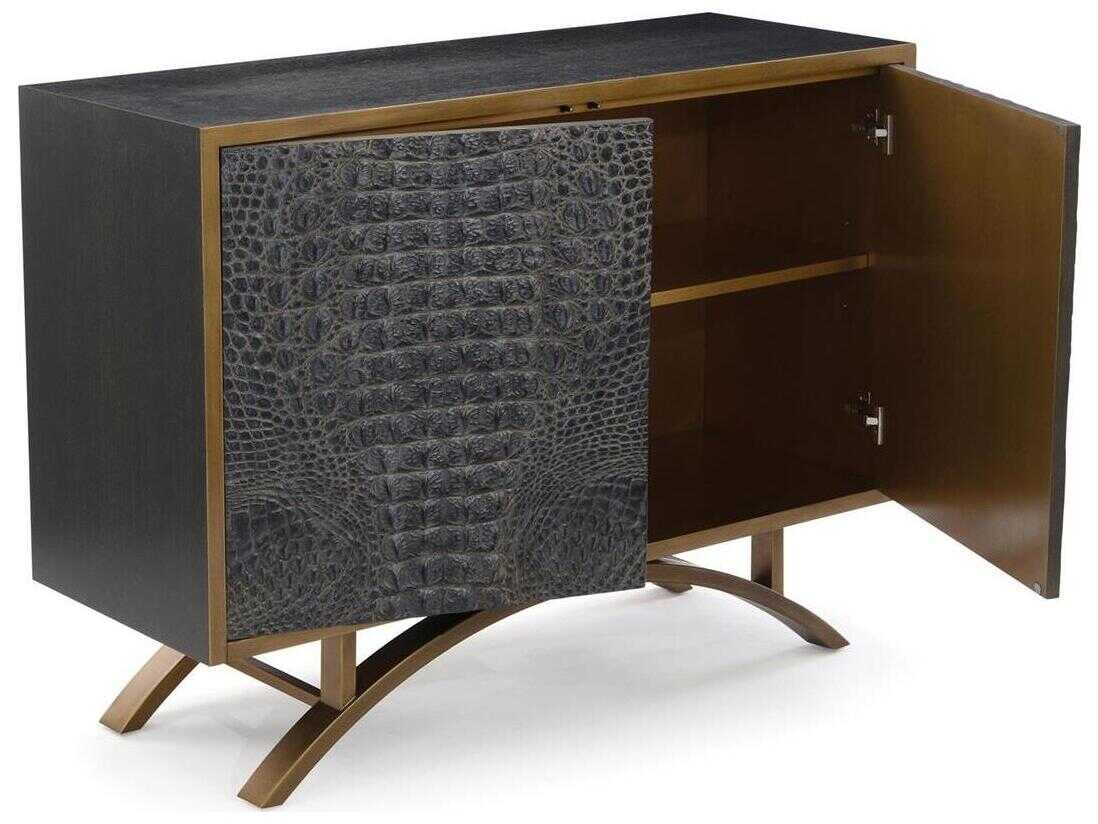 John Richard Greystoke Black Ash Wood Accent Chest