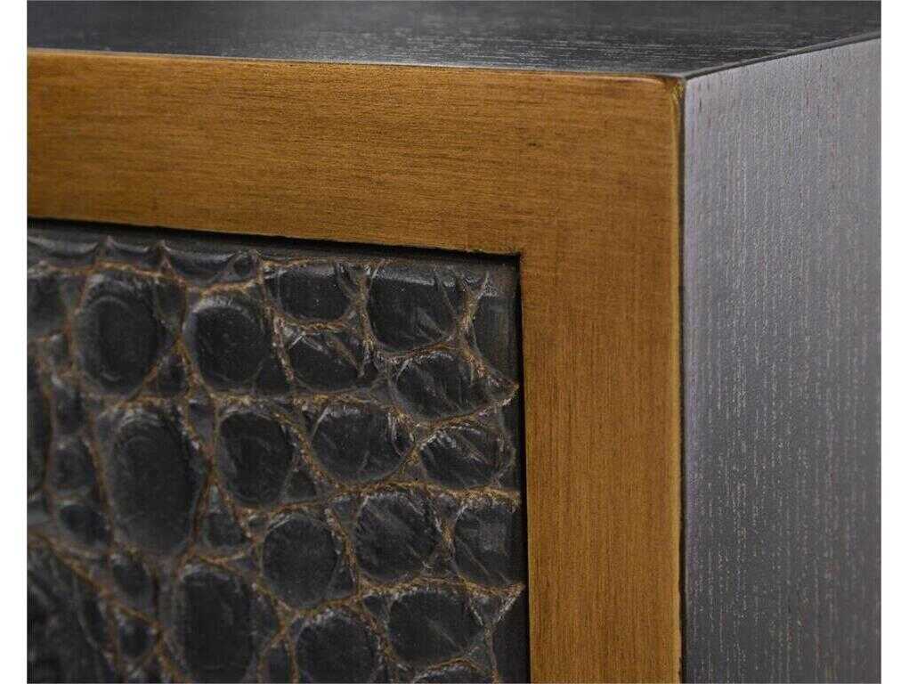 John Richard Greystoke Black Ash Wood Accent Chest