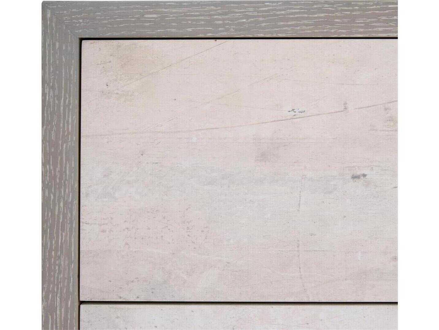 John Richard Mark McDowell Sakana 68" Grey Tiza Gesso Sideboard