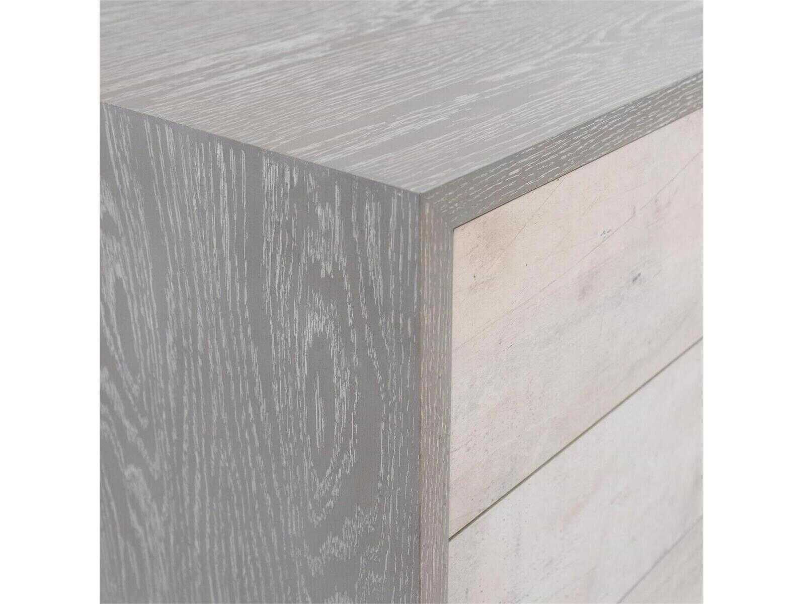 John Richard Mark McDowell Sakana 68" Grey Tiza Gesso Sideboard