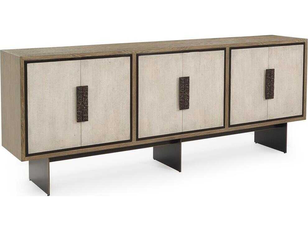 John Richard Mark McDowell Kaya 95" Beech Wood Driftwood Credenza Sideboard