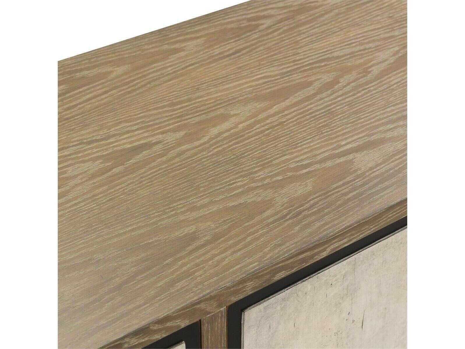 John Richard Mark McDowell Kaya 95" Beech Wood Driftwood Credenza Sideboard