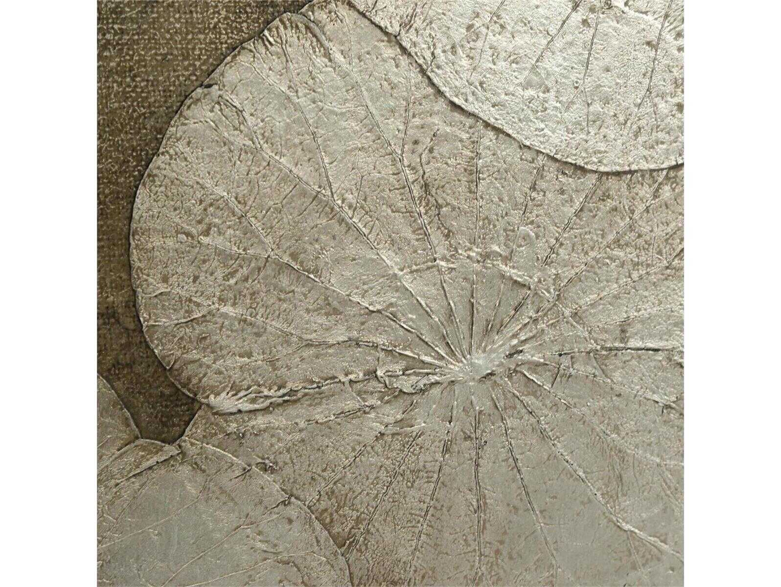 John Richard Mark McDowell Itadori 94" Beech Wood Brown Silver Leaf Credenza Sideboard