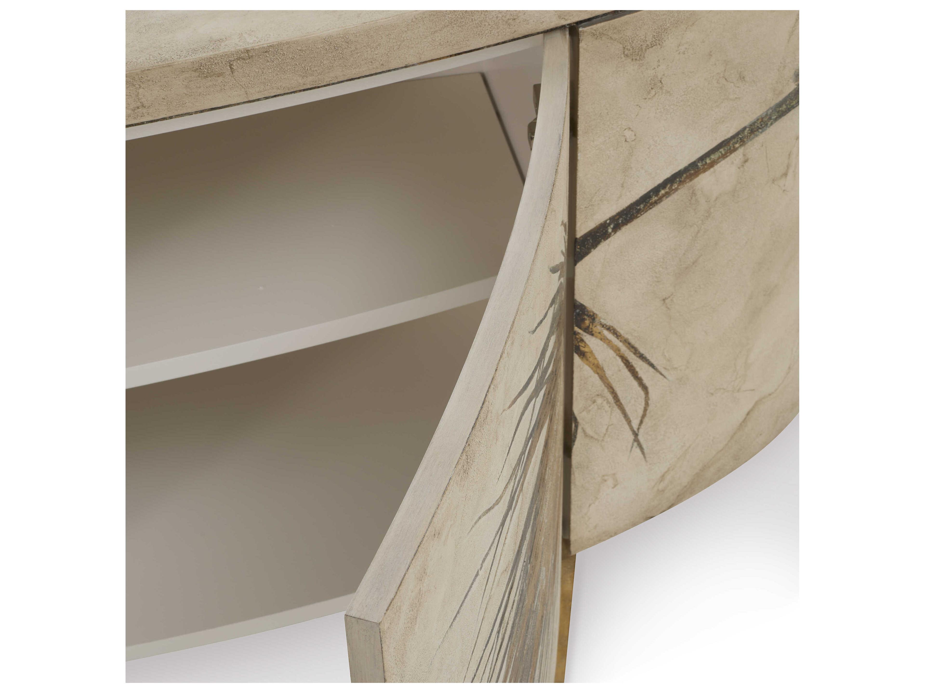 John Richard Chardon Limestone Brown Beech Wood Accent Chest