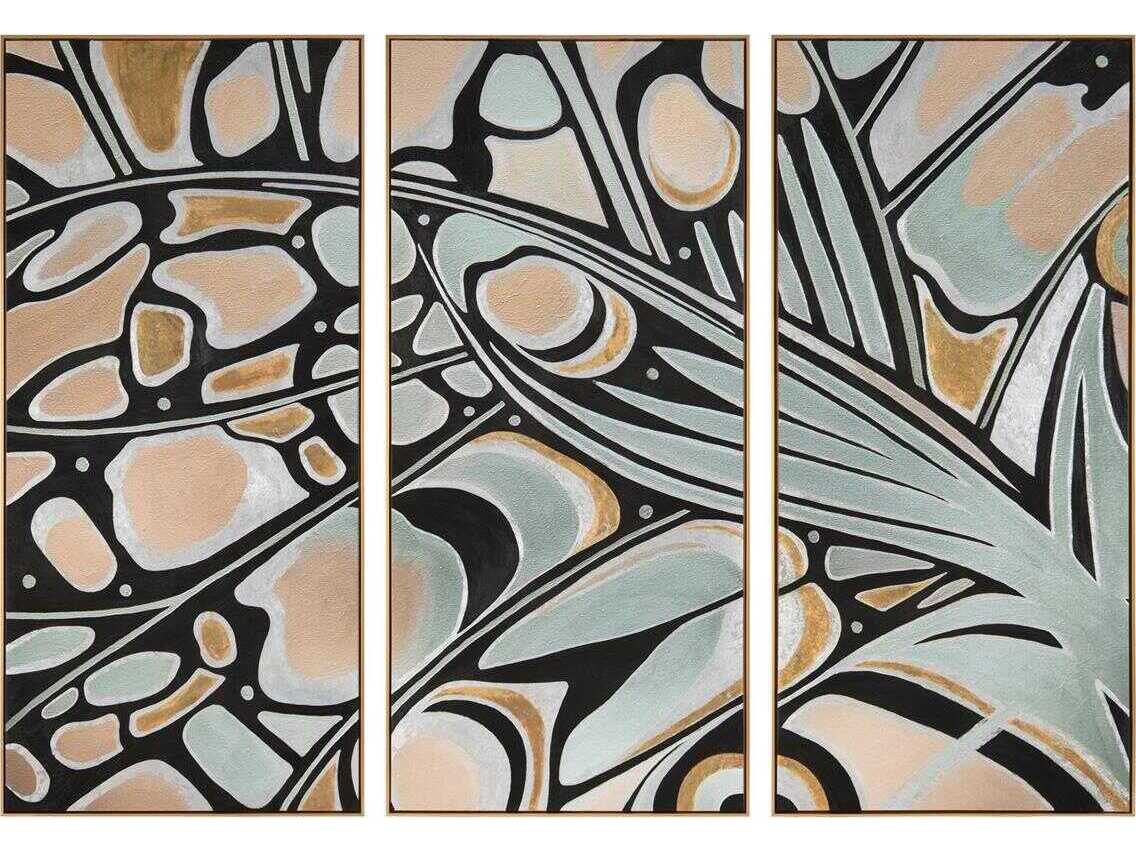 John Richard Shaye Rawson's Butterflies Wall Art Set of 3