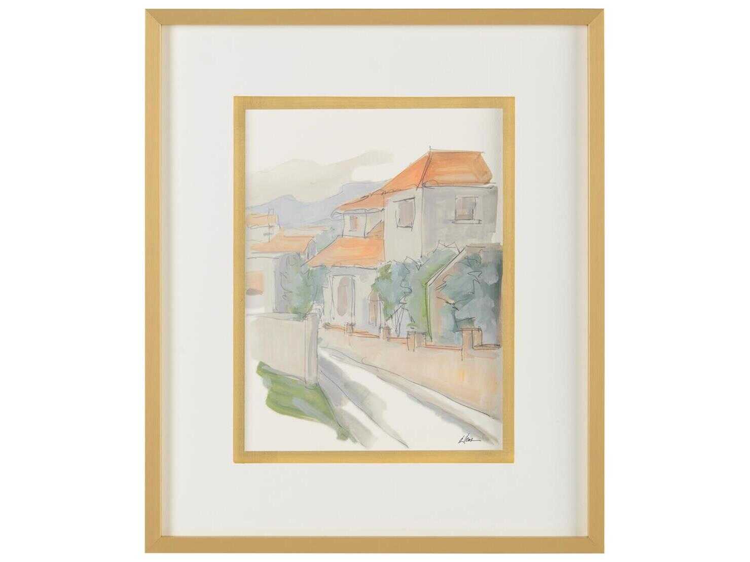 John Richard Jackie Ellens' Street Scene-III Print / Painting