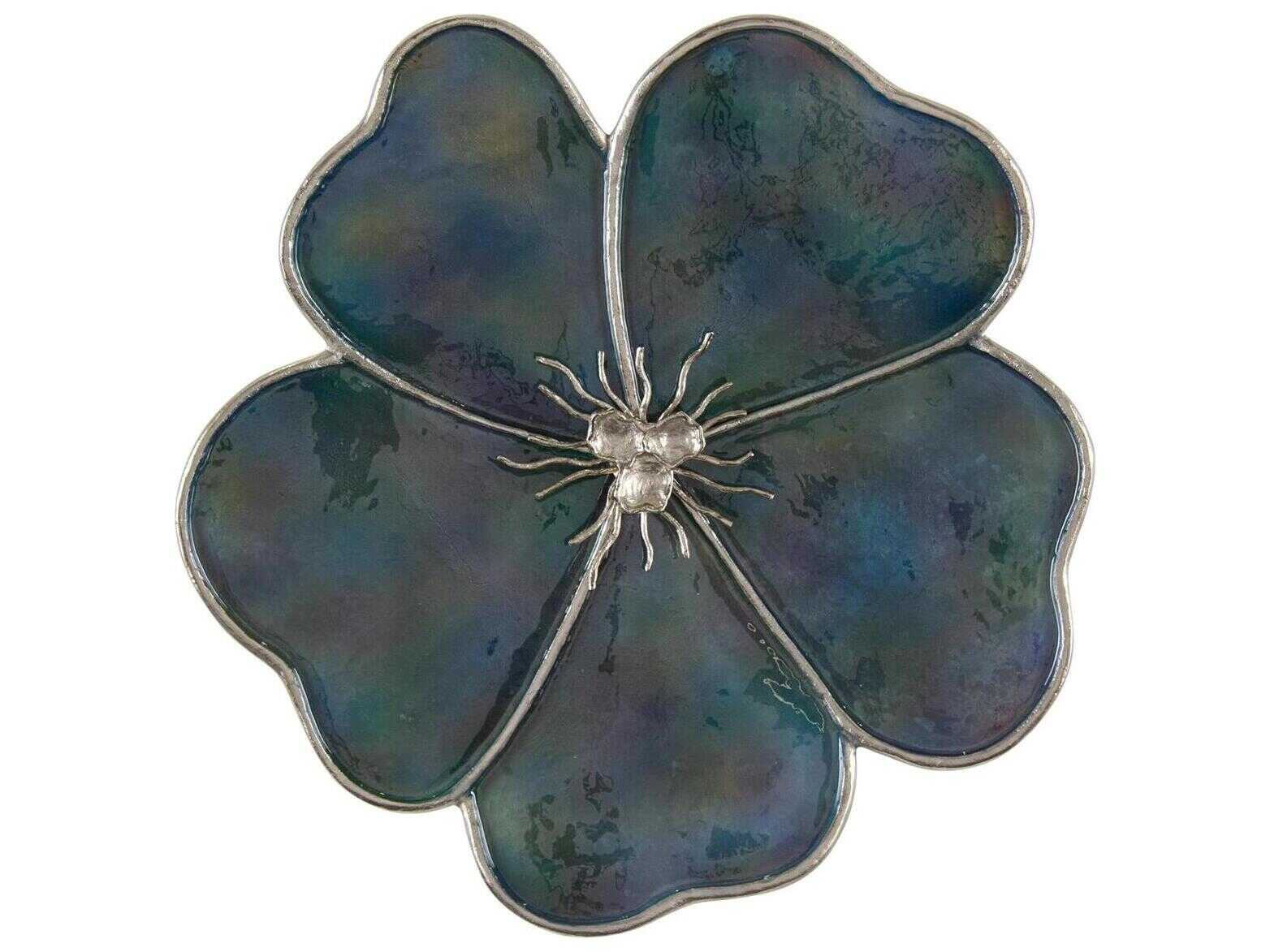 John Richard Fleur Wall Sculpture-I 27" Metal Wall Art