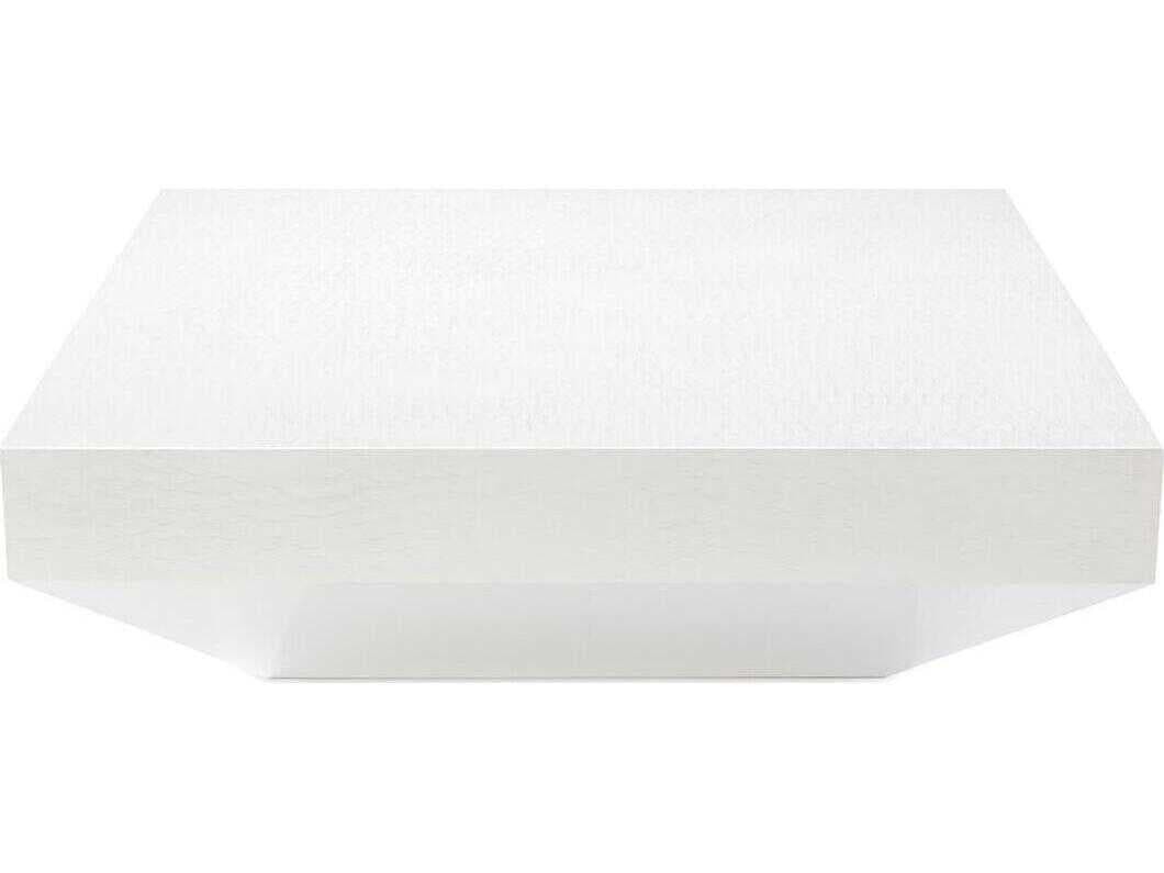 John Richard Mark McDowell Dracaena Square Silver White Coffee Table