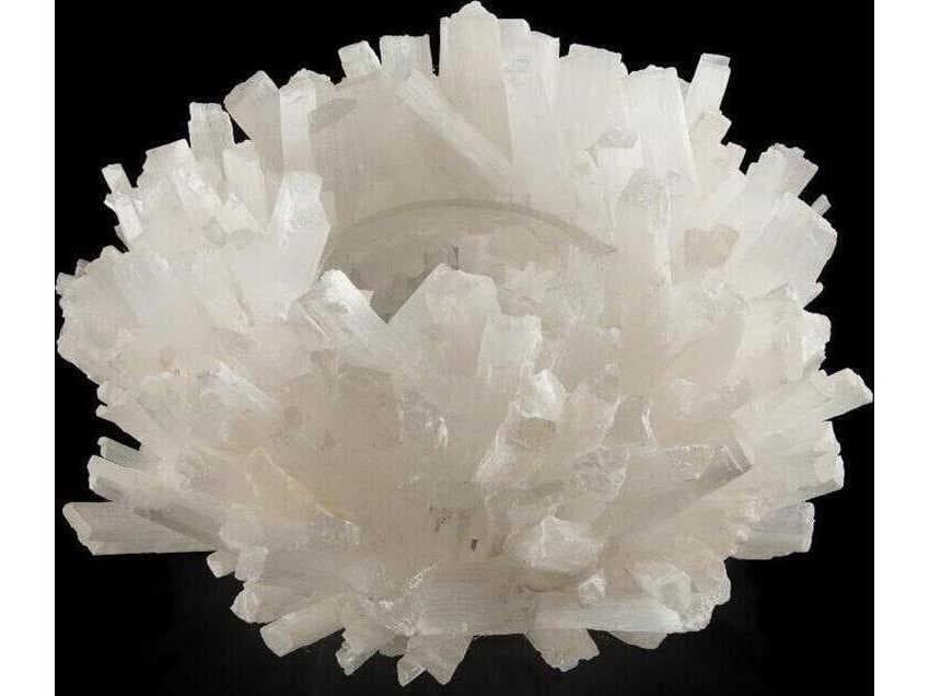 John Richard Selenite Satin Spar Decorative Accent