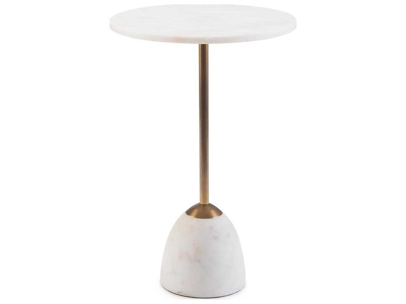 John Richard Mark McDowell Round Marble End Table