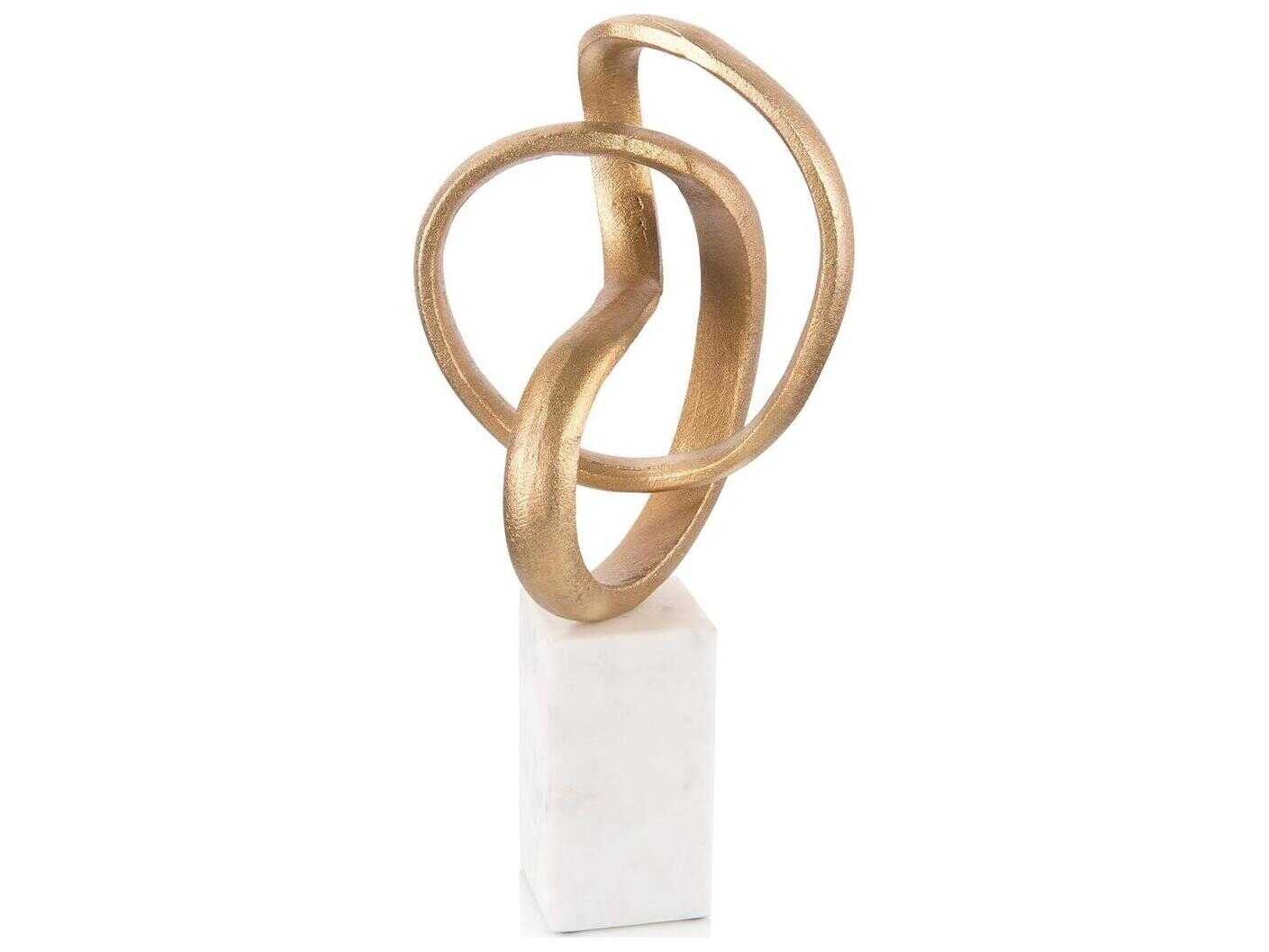 John Richard Gold Intertwined Sculpture