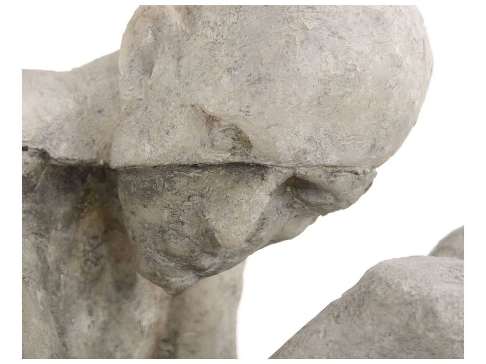 John Richard White Man Cast in Time Sculpture