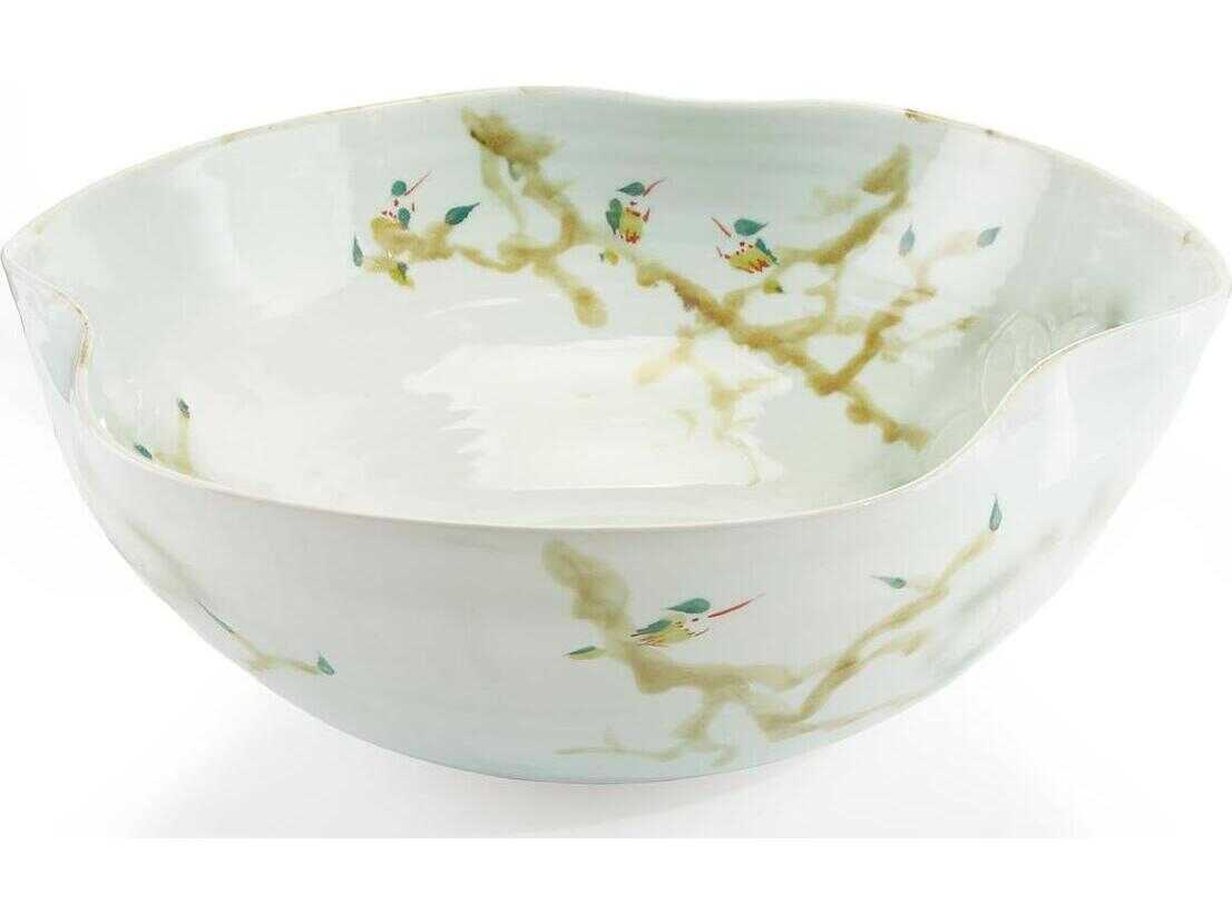 John Richard Curled Rim Porcelain Bowl