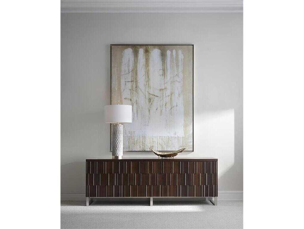 John Richard Mark McDowell Cast Stone Gold Leaf Buffet Lamp