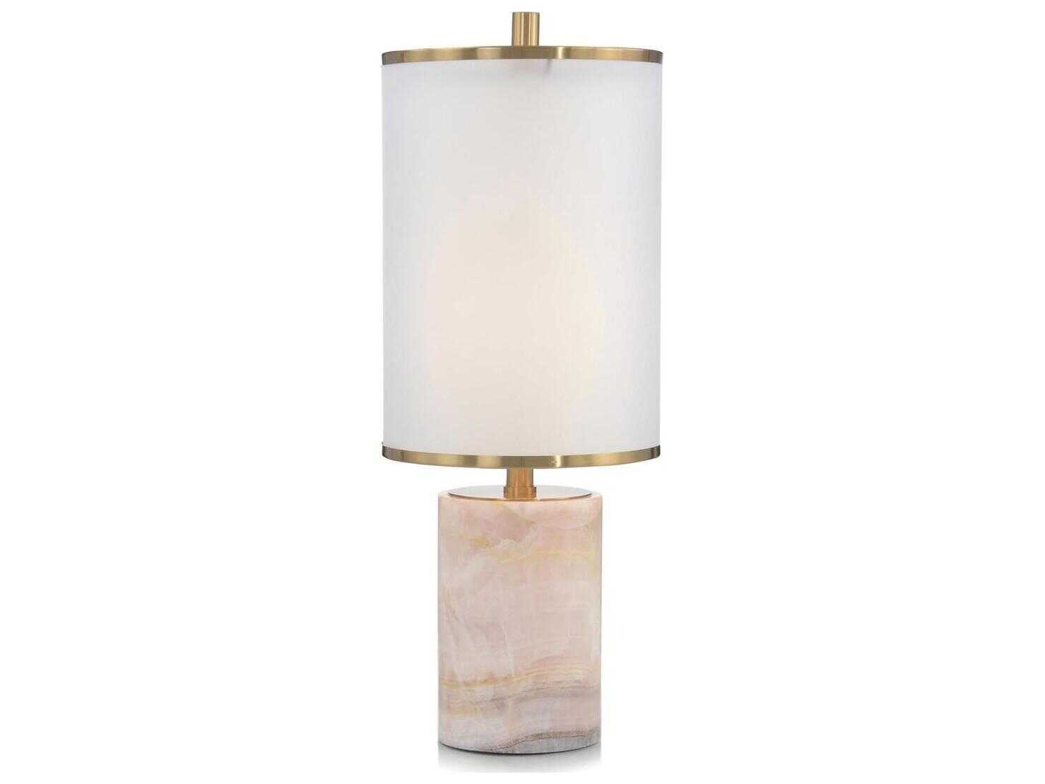 John Richard Mark McDowell Rose Stone Pink Buffet Lamp