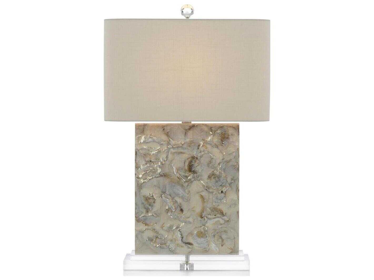 John Richard Margaret Fisher White Grey Buffet Lamp