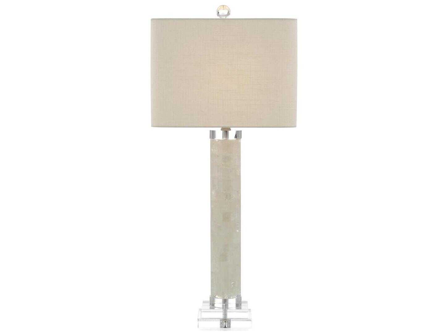 John Richard Margaret Fisher White Buffet Lamp