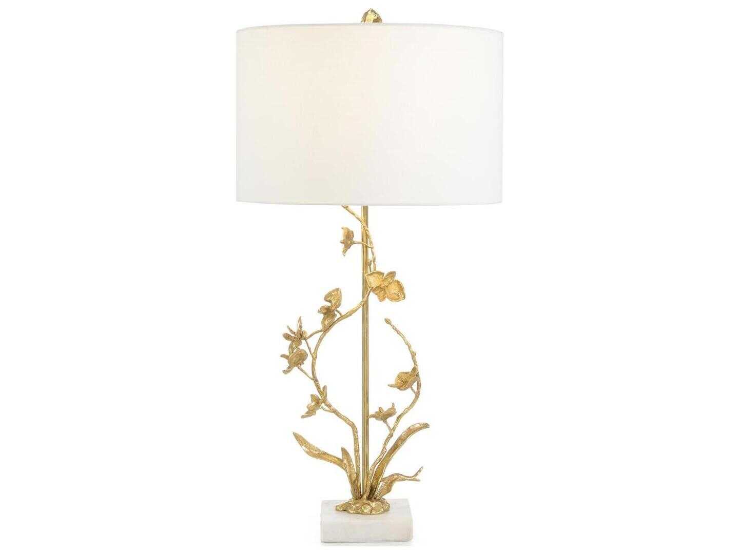 John Richard Katherine Cole Silva Brass Hammered Buffet Lamp