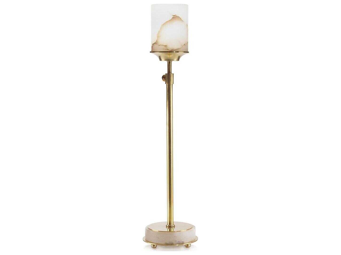 John Richard Honey Brass Buffet Lamp