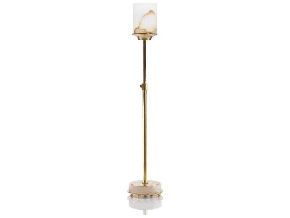 John Richard Honey Brass Buffet Lamp