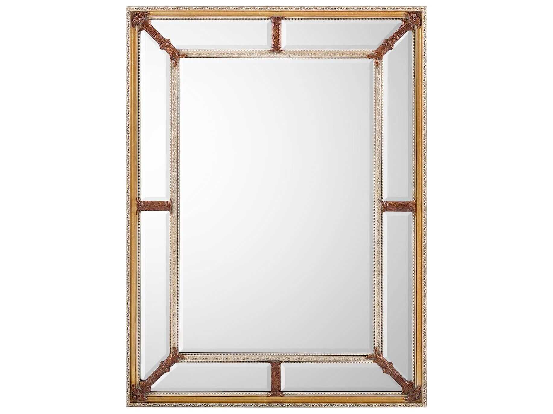John Richard Beveled Center with Mirrors Surrounding Wall Mirror