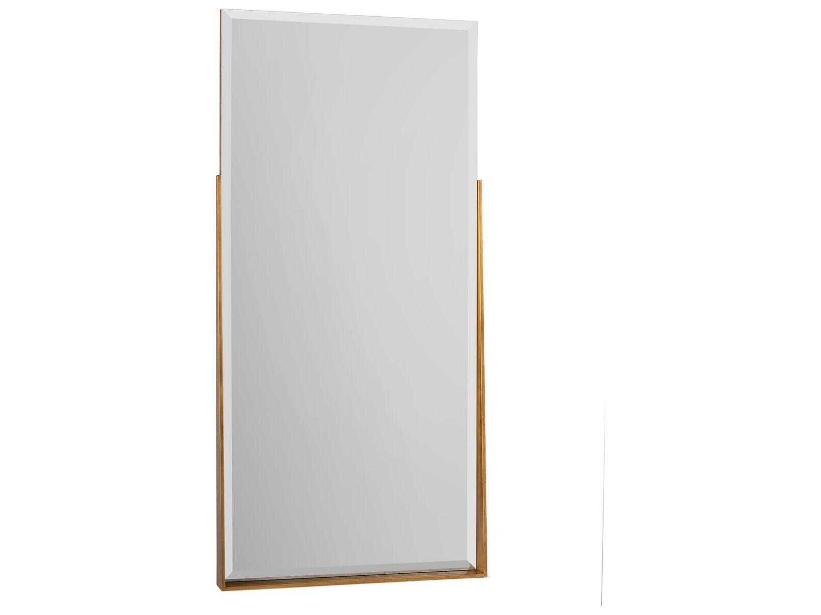 John Richard Abberton Gold Rectangular Wall Mirror