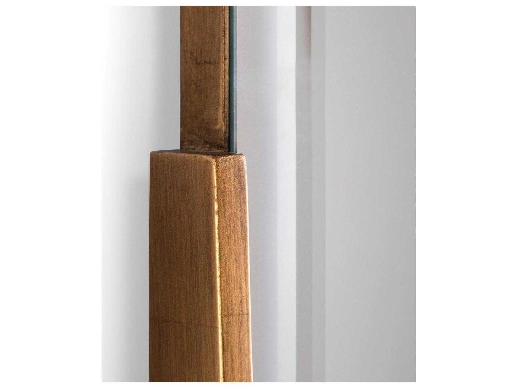 John Richard Abberton Gold Rectangular Wall Mirror