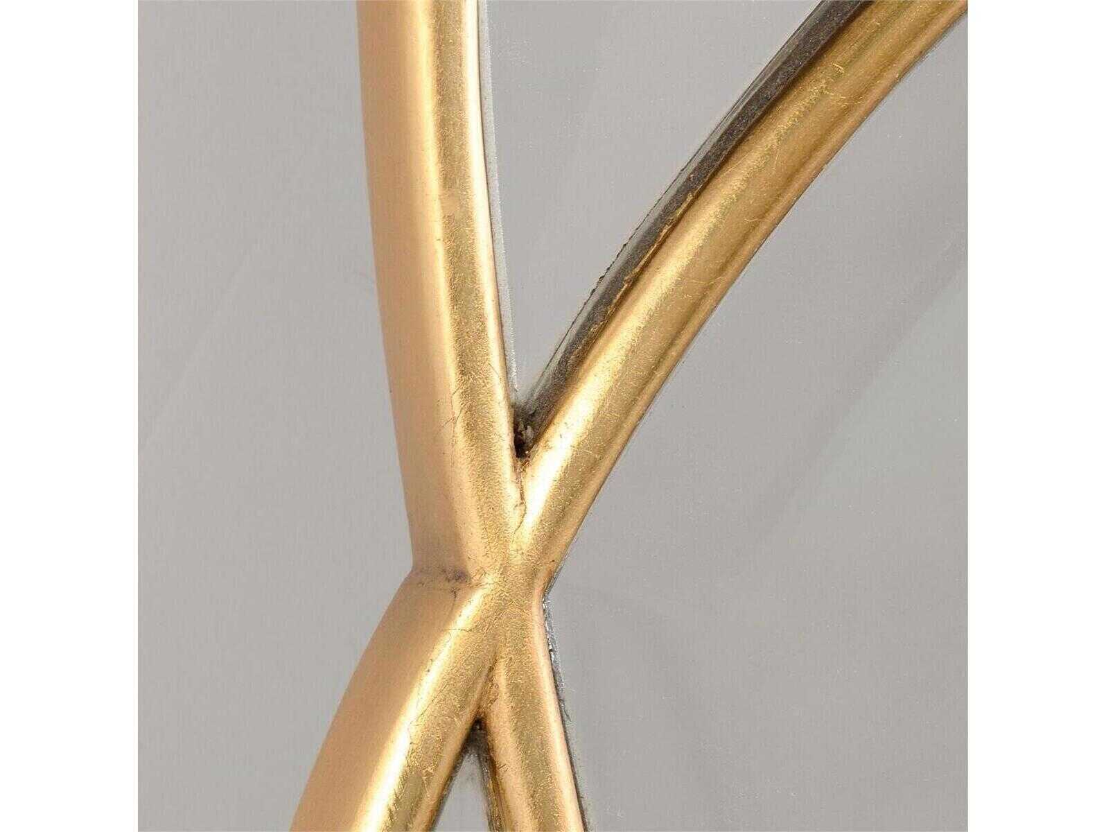 John Richard Eclipse Gold Rectangular Wall Mirror