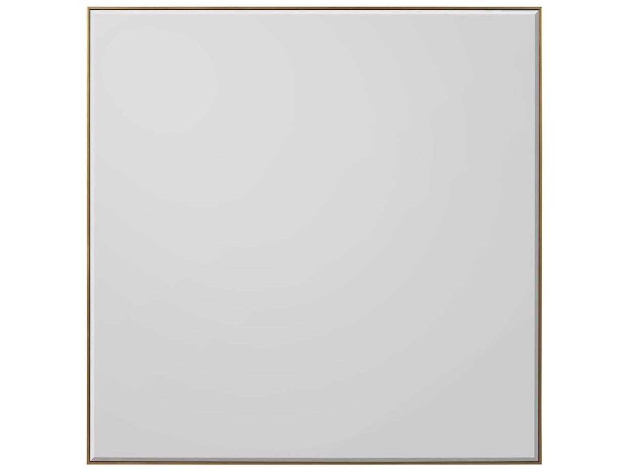 John Richard Shaye Rawson Rochester Gold Square Wall Mirror