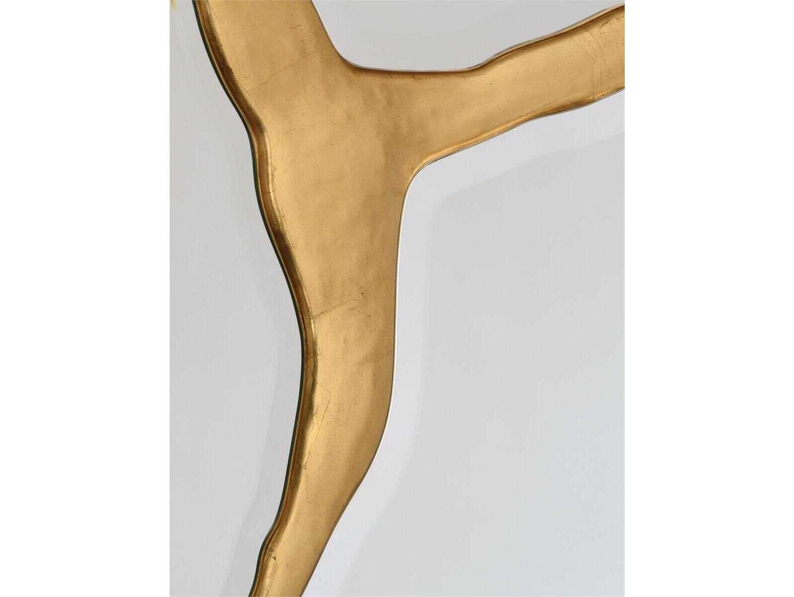 John Richard Revne Gold Rectangular Wall Mirror