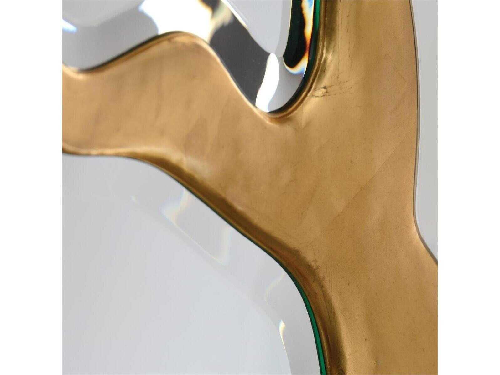 John Richard Revne Gold Rectangular Wall Mirror