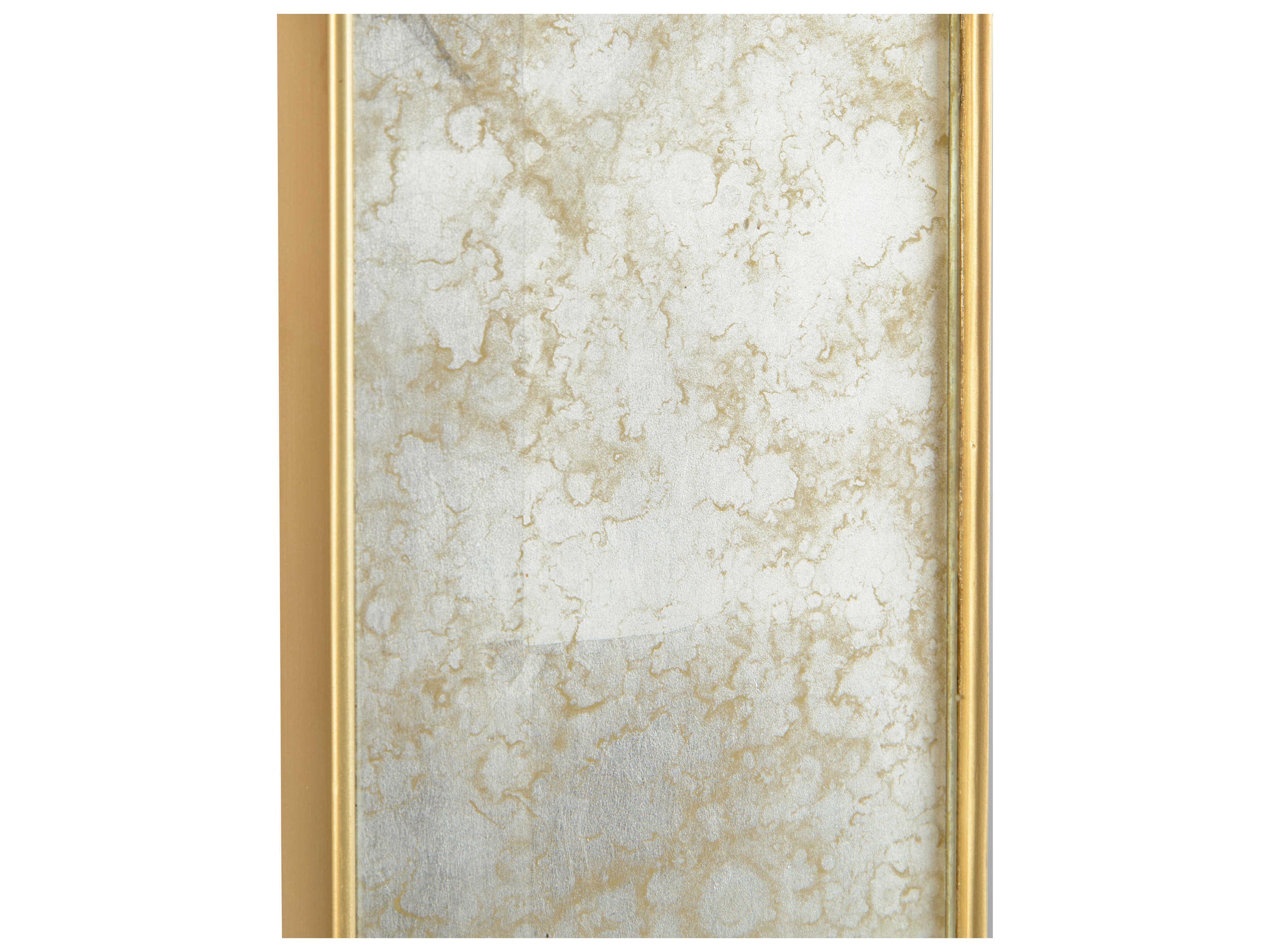 John Richard Adelaide Antique Champagne Rectangular Wall Mirror