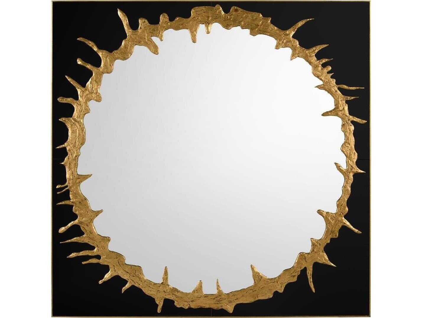 John Richard Prominence Gold Coast Square Wall Mirror