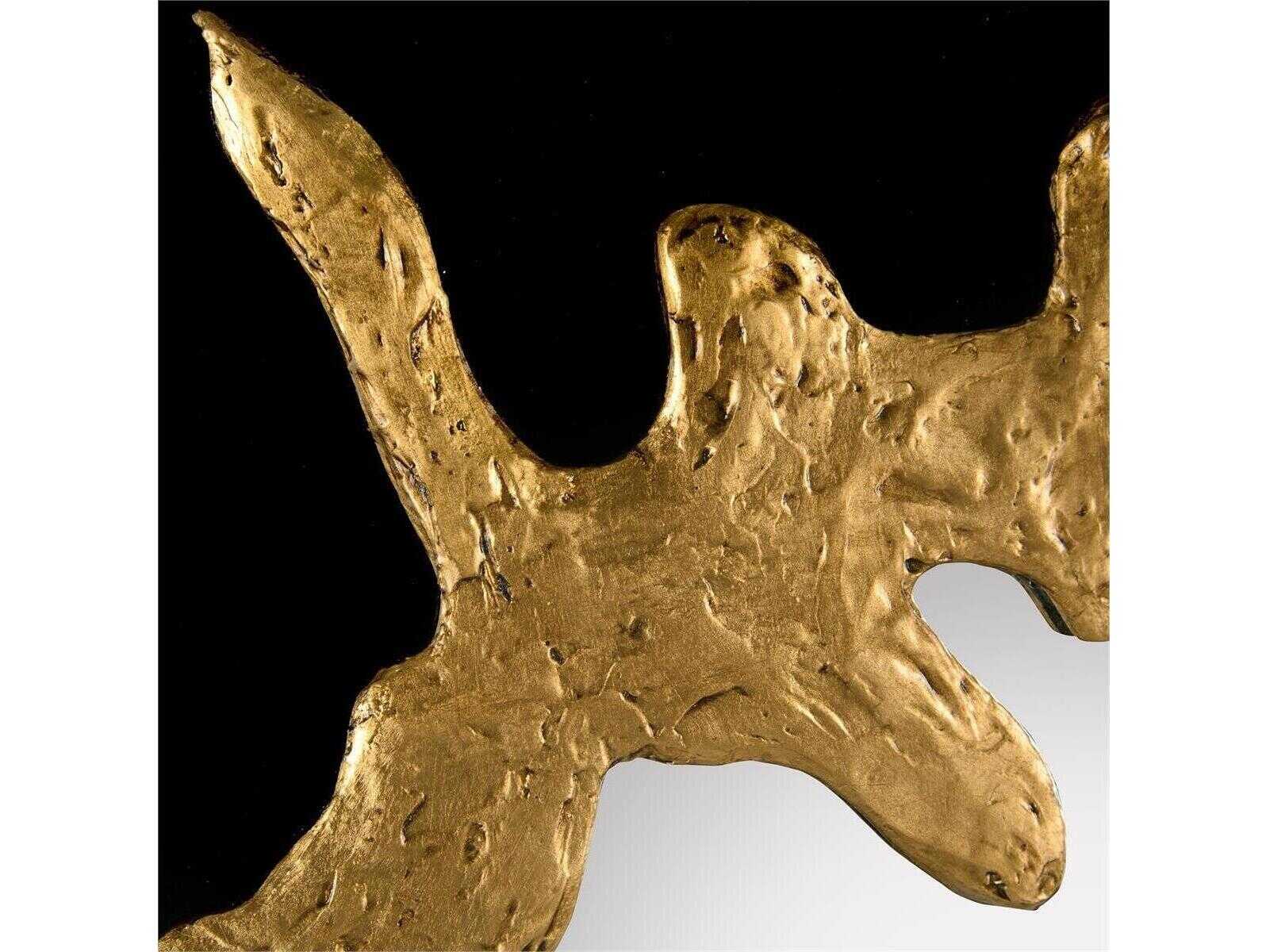 John Richard Prominence Gold Coast Square Wall Mirror