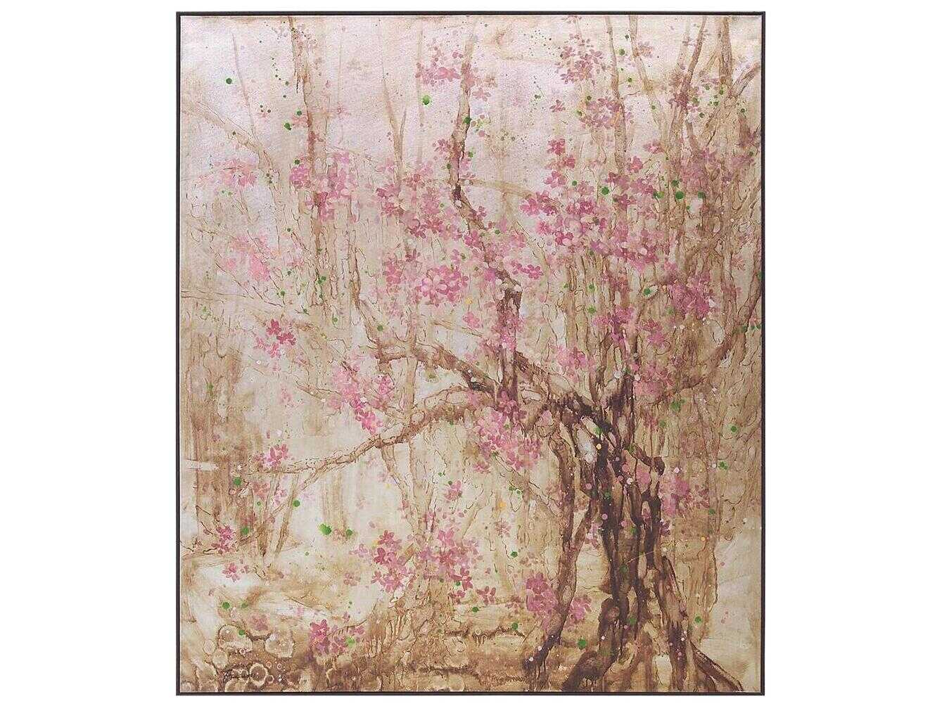 John Richard Teng Fei's Plum Blossom-I Canvas Wall Art