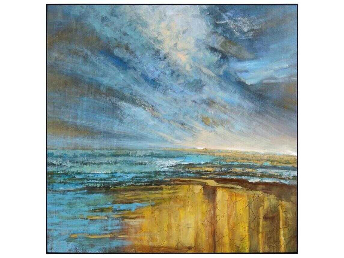 John Richard Teng Fei's Golden Shore Canvas Wall Art