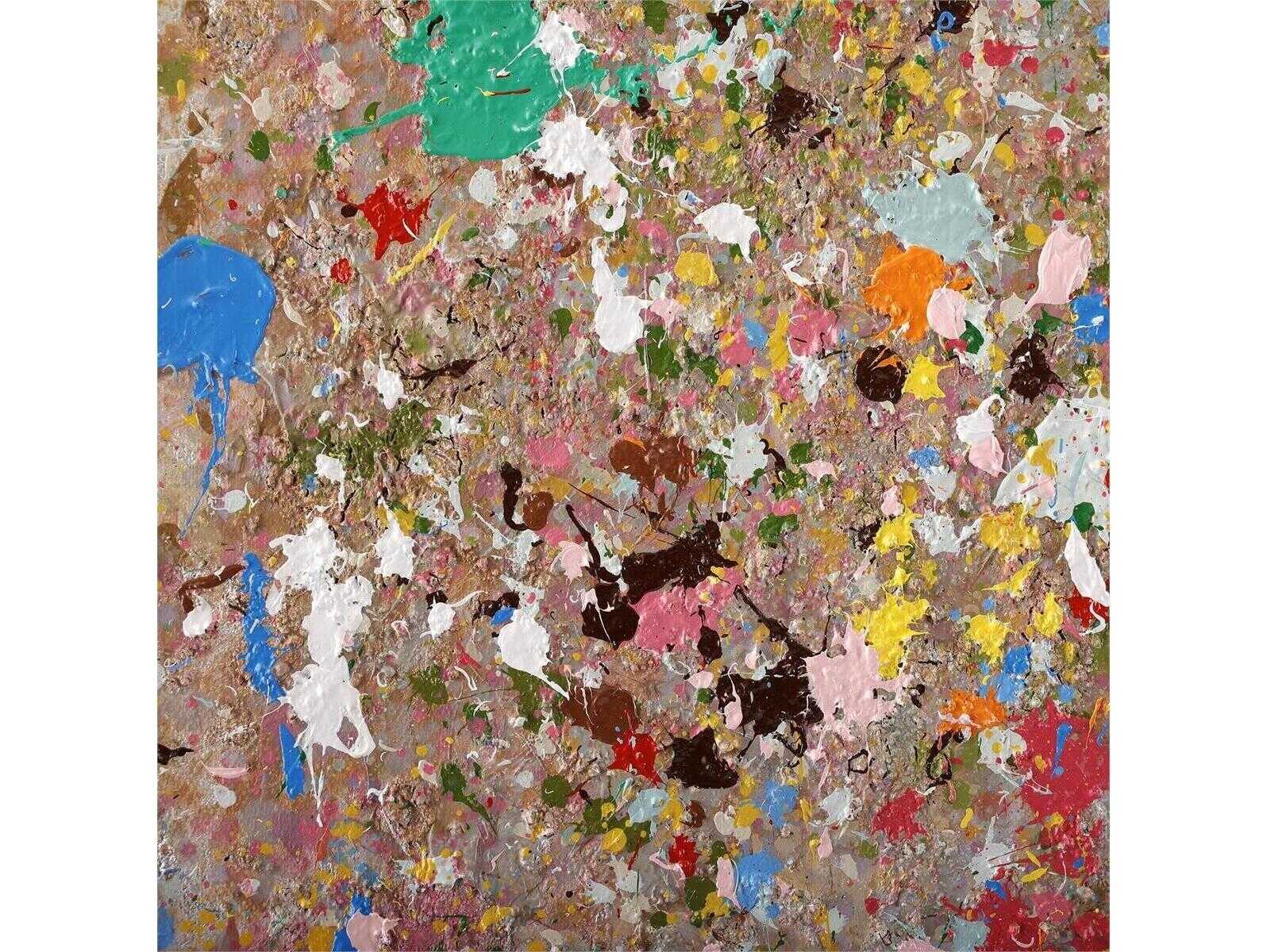 John Richard Teng Fei's Dancing Pigments-I Wall Art