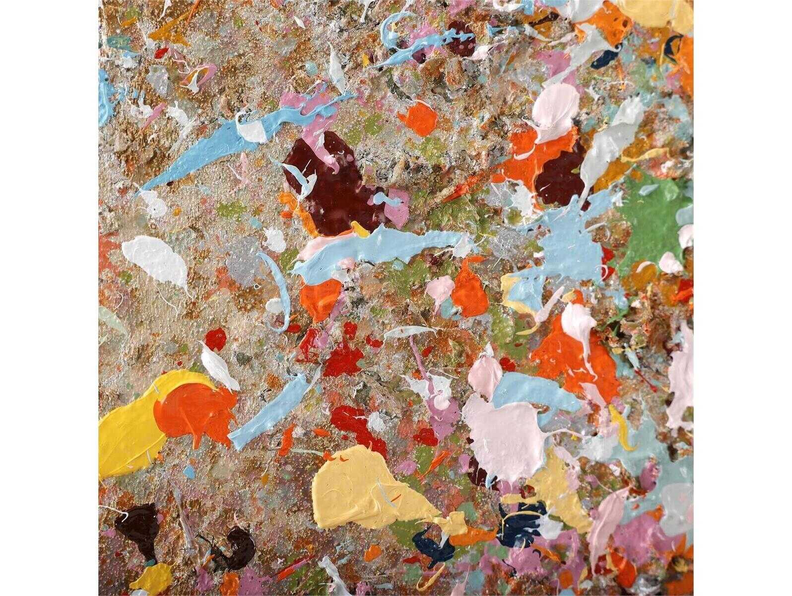 John Richard Teng Fei's Dancing Pigments-II Wall Art