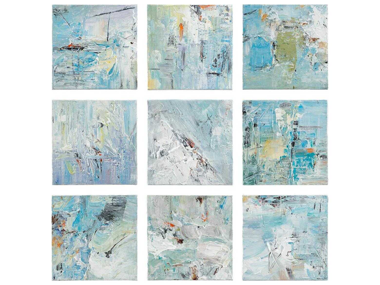 John Richard Tony Fey's Splash of Color (J-S) Wall Art Set of 9